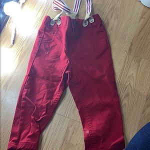 Toddler red pants